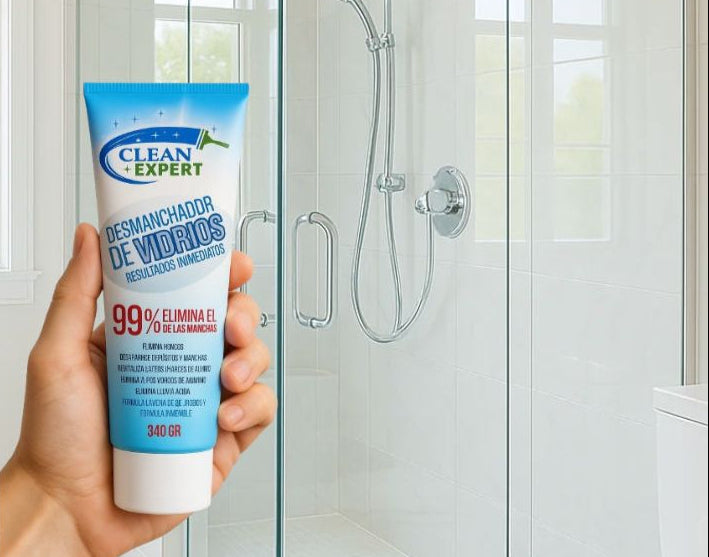 3 Desmanchadores de Vidrios CLEAN EXPERT Presentación tubo + OBSEQUIO (esponja y guantes).